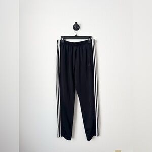 Adidas Black Sweatpants with White Accents